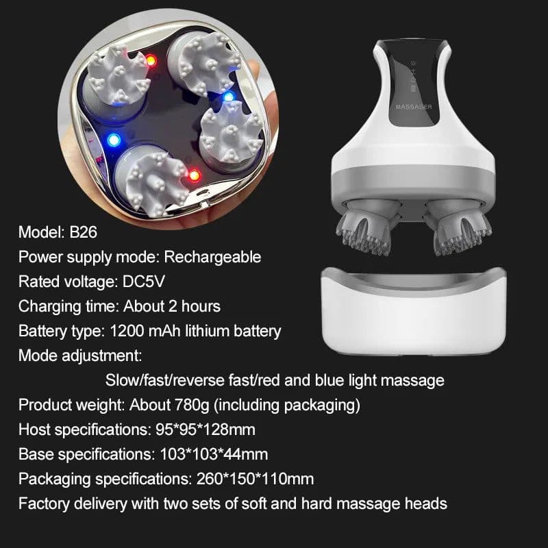 image-Multi Claw Scalp Massager for Head Massage Electric Relaxation