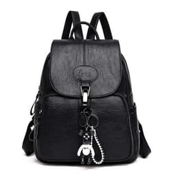 image-Soft Leather Anti-theft Travel Backpack For Women