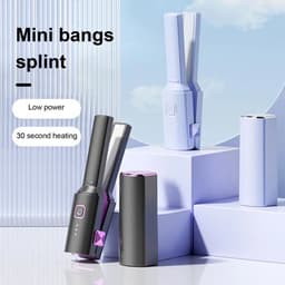image-Compact Hair Straightener Electric Hair Straightener Portable Cordless