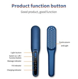 image-LED Light Red Phototherapy Massage Vibration Comb Electric Hair Growth
