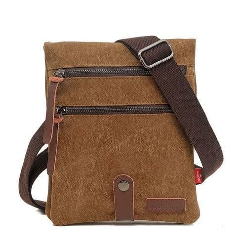 image-Special Dual-use Crossbody Canvas Messenger Bag