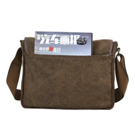 image-High Quality Casual Military Coffee Messenger Bag For Men