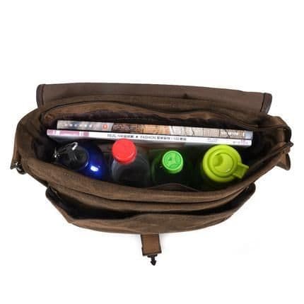 image-High Quality Casual Military Coffee Messenger Bag For Men