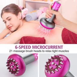 image-Electronic Meridian Brush Electric Scrapping Massager Tool Anti