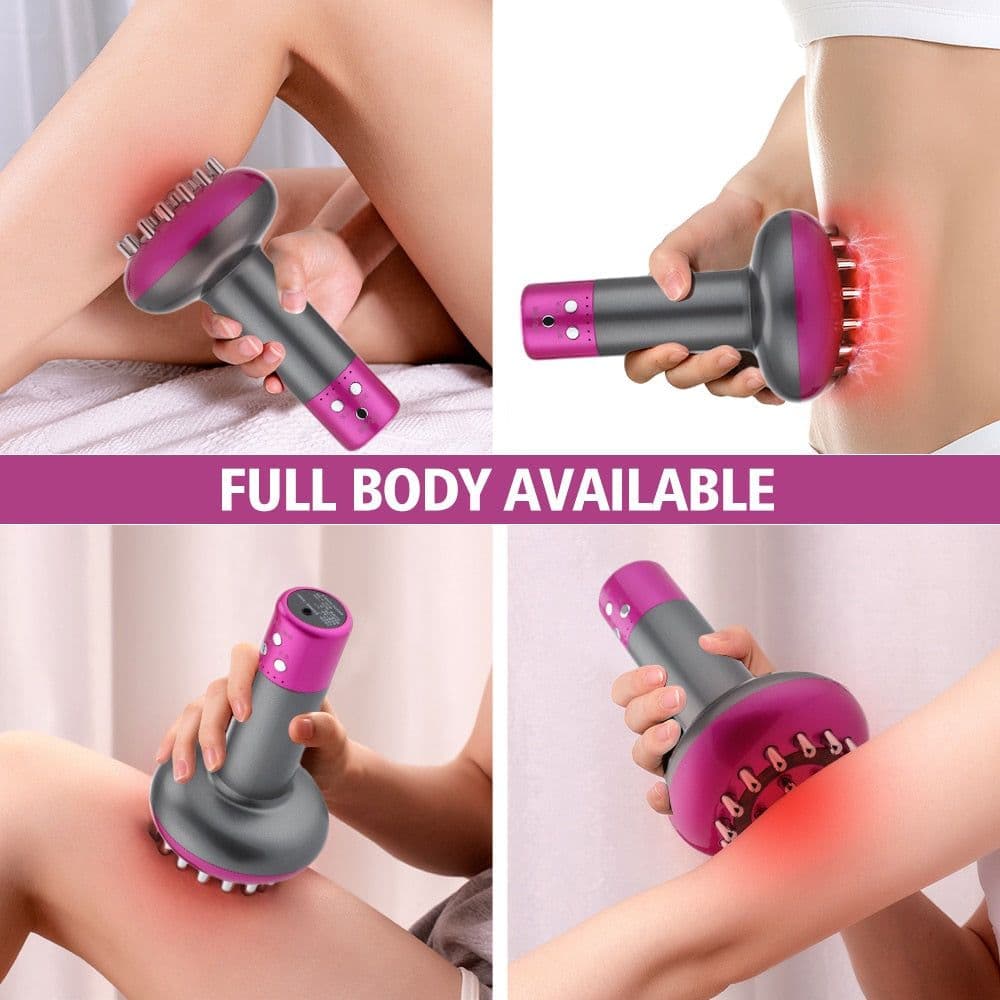 image-Electronic Meridian Brush Electric Scrapping Massager Tool Anti