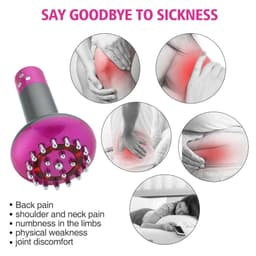 image-Electronic Meridian Brush Electric Scrapping Massager Tool Anti