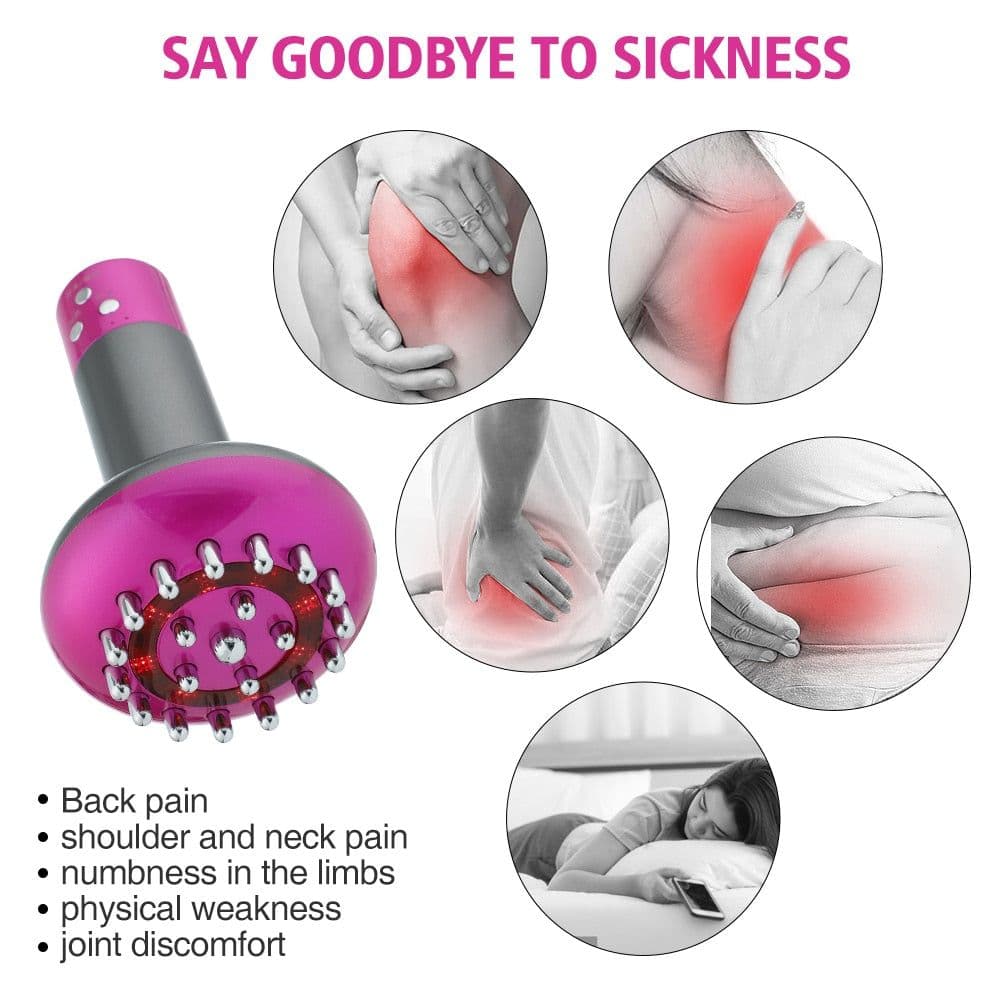 image-Electronic Meridian Brush Electric Scrapping Massager Tool Anti