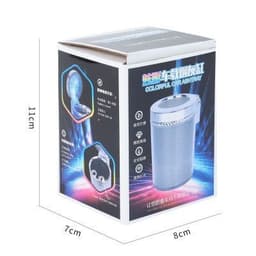 image-Car Ashtray With LED Light RGB Ambient Light Cigarette Cigar Ash Tray