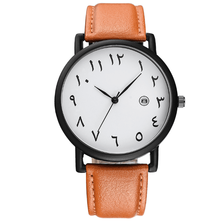 image-High Quality Arab Type Calendar Watch For Men