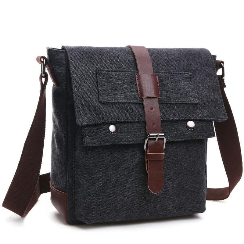 image-Korean Style Fashion Casual Canvas Practical Messenger Bag