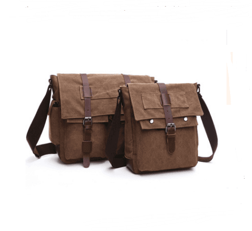 image-Korean Style Fashion Casual Canvas Practical Messenger Bag