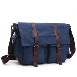 image-Korean Style Fashion Casual Canvas Practical Messenger Bag