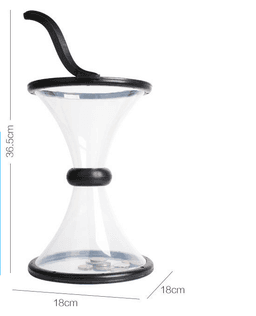 image-Pressure Relieving Vortex Bank Watch Money Defy Gravity Piggy Bank