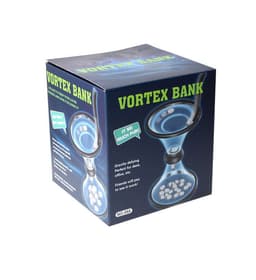 image-Pressure Relieving Vortex Bank Watch Money Defy Gravity Piggy Bank