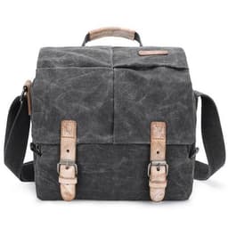 image-Waterproof Canvas Camera Messenger Bag For Men