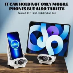 image-Magnetic Mini Chair Wireless Fast Charger Phone Stand Holder Upgraded