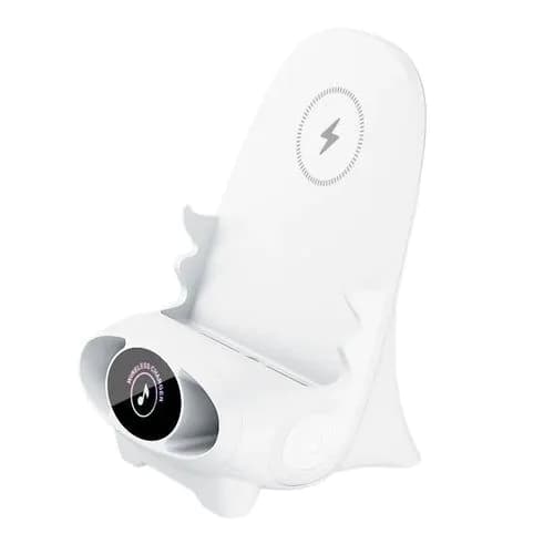 image-Magnetic Mini Chair Wireless Fast Charger Phone Stand Holder Upgraded