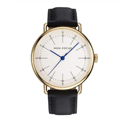 image-Business Leather Quartz Watch For Men