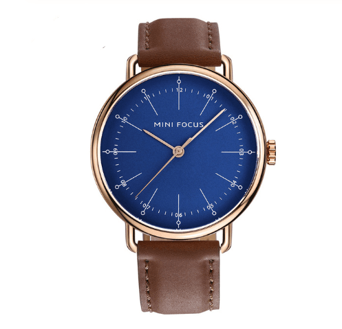 image-Business Leather Quartz Watch For Men
