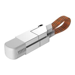 image-Zinc Alloy 4-in-1 Portable Keychain Charging Cable 60W PD Fast Charge