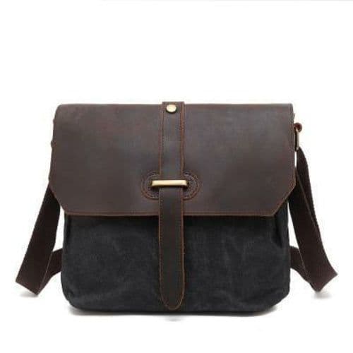 image-Casual Canvas Crossbody Messenger Bag For Men