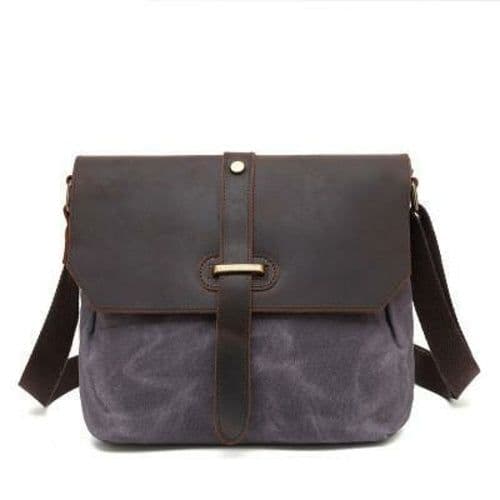 image-Casual Canvas Crossbody Messenger Bag For Men