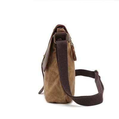 image-Casual Canvas Crossbody Messenger Bag For Men