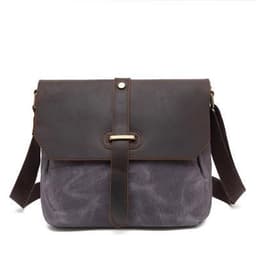 image-Casual Canvas Crossbody Messenger Bag For Men
