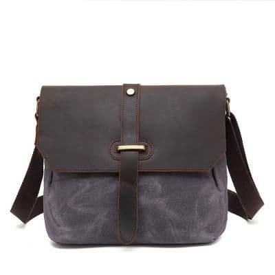 image-Casual Canvas Crossbody Messenger Bag For Men