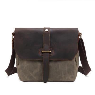 image-Casual Canvas Crossbody Messenger Bag For Men