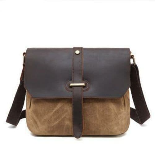 image-Casual Canvas Crossbody Messenger Bag For Men