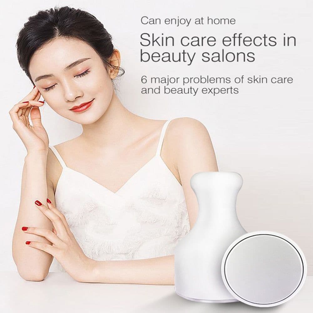 image-Face Cooling Massager Skin Face Roller Ball Ice Compress To Reduce