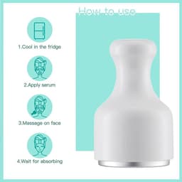image-Face Cooling Massager Skin Face Roller Ball Ice Compress To Reduce