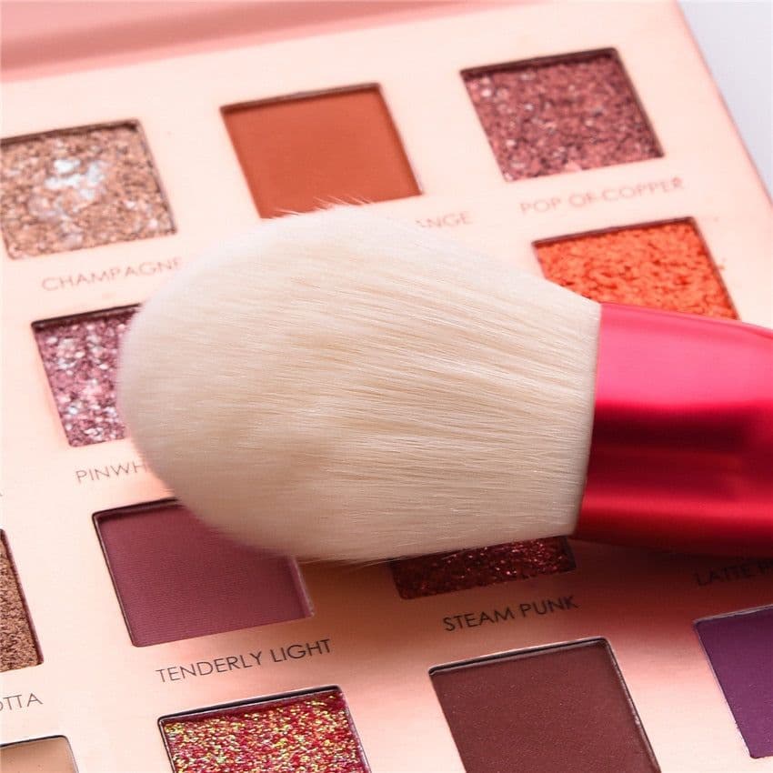 image-12pcs Red Wood Makeup Brushes Set Bronzer Sculpting Blush Concealer