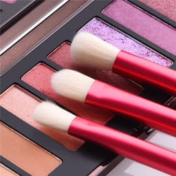 image-12pcs Red Wood Makeup Brushes Set Bronzer Sculpting Blush Concealer