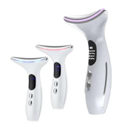 image-EMS Face Lifting Neck Tightening Vibrator Skin Care Red Light IPL