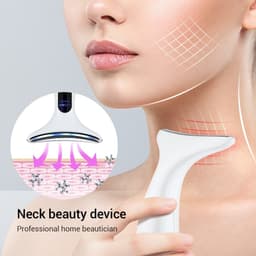 image-EMS Face Lifting Neck Tightening Vibrator Skin Care Red Light IPL