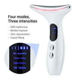 image-EMS Face Lifting Neck Tightening Vibrator Skin Care Red Light IPL