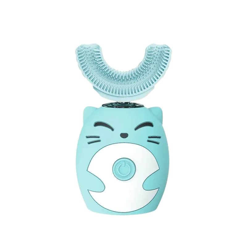 image-Ipx7 Waterproof Electric Toothbrush Kids U-shaped Sonic Smart