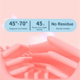 image-Ipx7 Waterproof Electric Toothbrush Kids U-shaped Sonic Smart