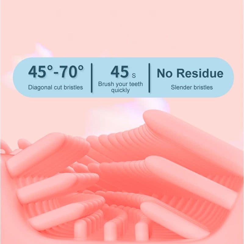 image-Ipx7 Waterproof Electric Toothbrush Kids U-shaped Sonic Smart
