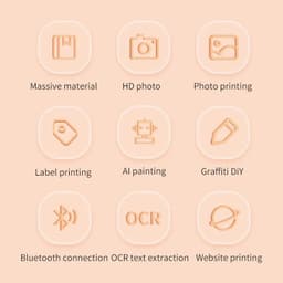 image-Portable Mini Label Printer Photo Thermal Adhesive Labels Printers