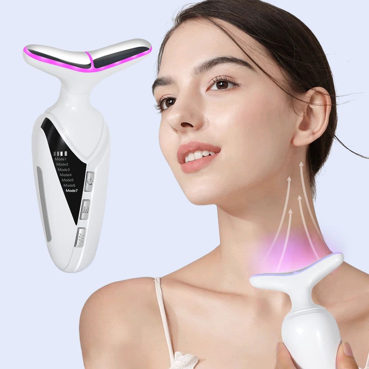 image-Neck Beauty Instrument Face and Neck Massager Suitable for Women's