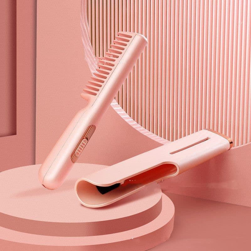 image-Wireless Straight Hair Comb Portable USB Charging