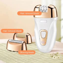 image-Women Electric Epilator Rechargeable Hair Remover Waterproof Callus
