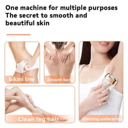 image-Women Electric Epilator Rechargeable Hair Remover Waterproof Callus