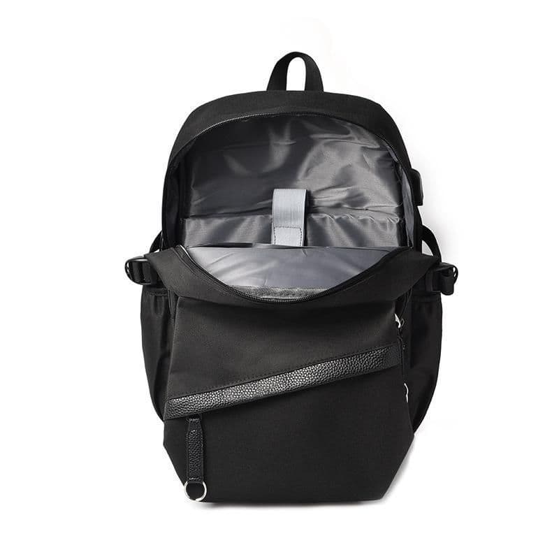 image-Male And Female Students Canvas Travel Backpack