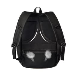 image-Male And Female Students Canvas Travel Backpack