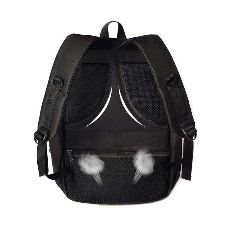 image-Male And Female Students Canvas Travel Backpack