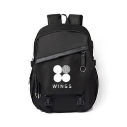 image-Male And Female Students Canvas Travel Backpack